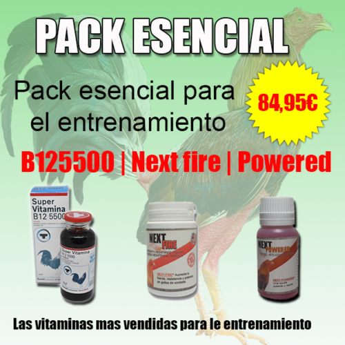 Pack entrenamiento esencial. las 3 vitaminas mas vendidas