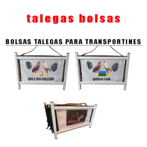 TALEGAS GALLOS DE PELEA BOLSAS TRANSPORTINES GALLOS